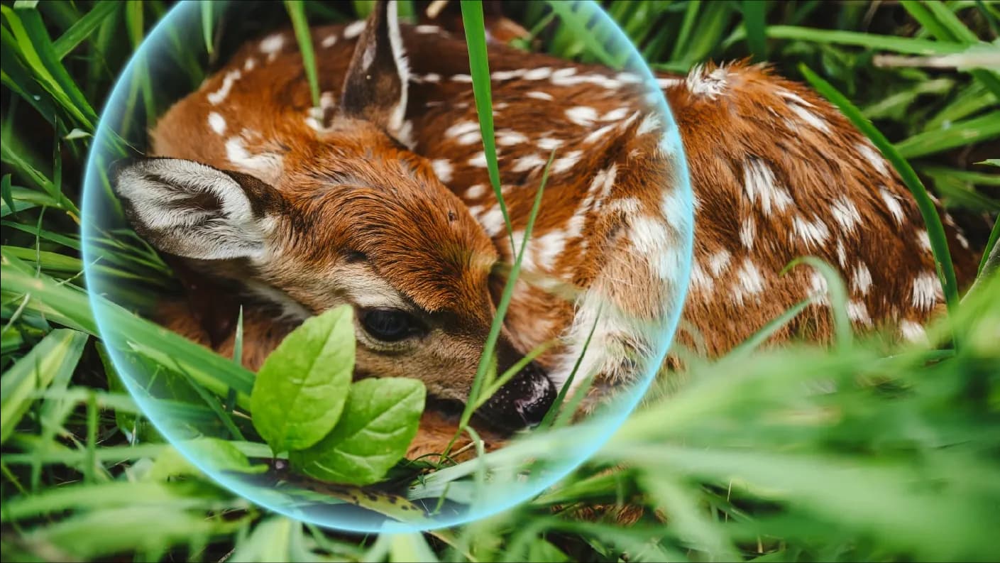 Deer sleeping